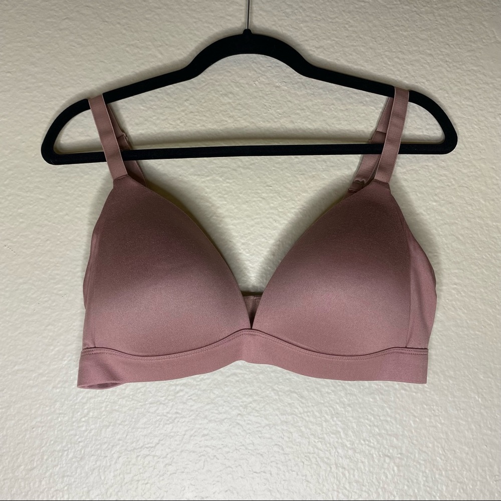 Auden Mauve Lightly Lined Wirefree Bra Size 38B